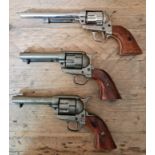 Three replica revolvers to include two marked BKA 98.