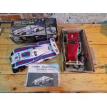 Two model cars comprising of a 'Mardave' electric stock car 1980 & a Robbe Sonic Porsche 936 r/c