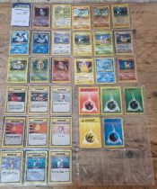 Base set Pokemon cards, 52 of 102.