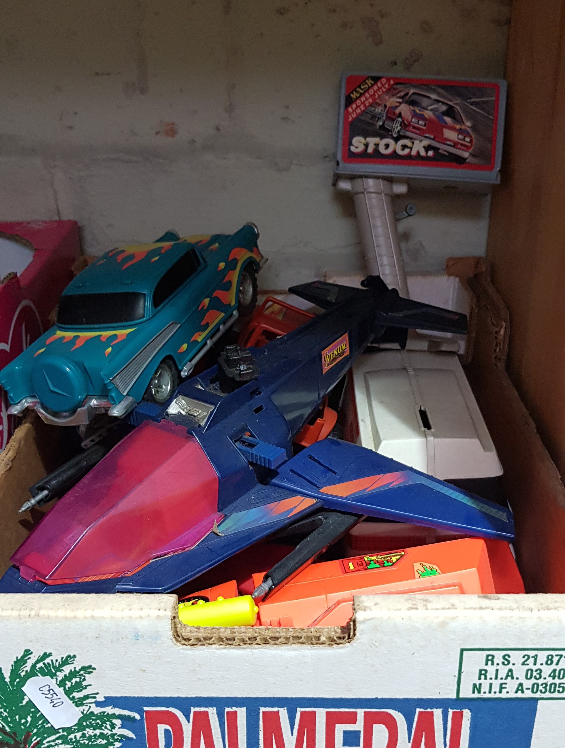 Four boxes of assorted vintage toys to include Transformers, Micro Machines & Star Wars etc. - Image 2 of 6