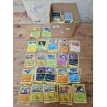 A box of approximately 1200-1500 Pokemon cards.