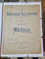 "Le Monde Illustre" Journal Hebdomadaire, dated 15 May 1915, illustrated news journal regarding war,