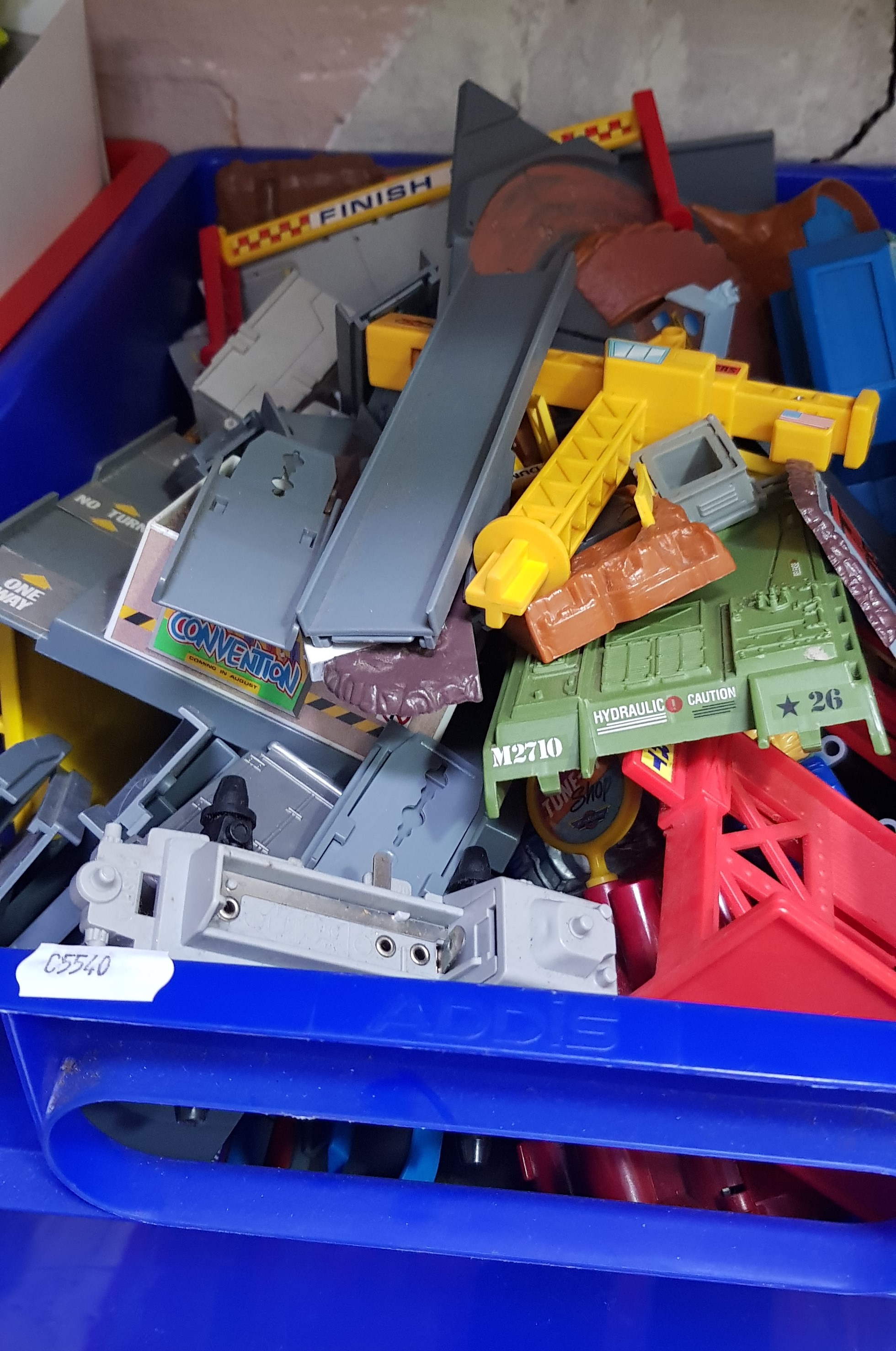 Four boxes of assorted vintage toys to include Transformers, Micro Machines & Star Wars etc. - Image 4 of 6