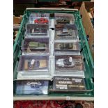 A box of 18 assorted James Bond 007 model vehicles, all in sealed boxes.