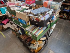 21 boxes of books, magazines, etc to include The Bulletin, Picturegoer, Panorama, Pin-Up, Playboy,