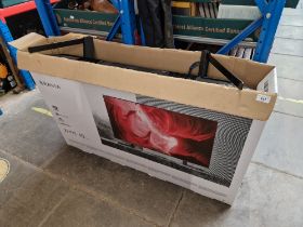 A 49" Sony Bravia XH95 TV with 3D glasses, no remote