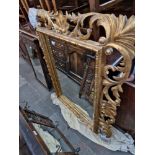 A Harrison & Gil Dauphine ornate gilt framed mirror 102xm x 128