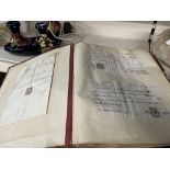 An album of 19th century professional receipts, letters and memorandums, including auctioneers,