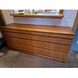 A Skovby Danish teak sideboard.