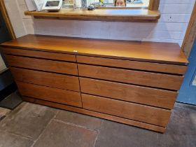 A Skovby Danish teak sideboard.