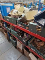 23 boxes of miscellaneous items including household, kitchenware, Hornsea storage jars, ornaments,
