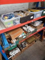 Approx. 16 boxes of miscellaneous items including household, jars, ceramics, fur items, wellies,