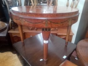 An Art Deco era burr yew wood coffee table, by Waring & Gillow.