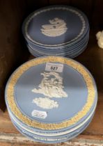 Wedgwood jasper wares - 8 Mother’s Day plates (earliest 1973, latest 1989) with 4 limited edition