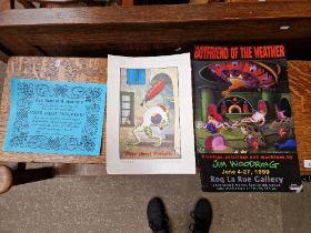 After, Jim Woodring, colour lithographs together with certificate of authenticity.