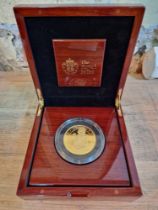 The Royal Mint, The Queen's Beasts The Unicorn of Scotland 2017 UK Five-Ounce Gold Proof Coin...