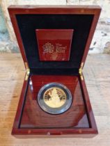 The Royal Mint, The Queen's Beasts The Lion of England 2017 UK Five-Ounce Gold Proof Coin...