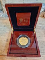 The Royal Mint, The Queen's Beasts The Black Bull of Clarence 2018 UK Five-Ounce Gold Proof Coin...