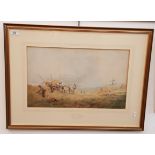Sidney Paul Goodwin (1867-1944), 'Harvest Time' dated 1906, watercolour, 52cm x 32cm, framed and