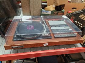 A Van Der Molen record player/radio.