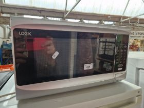 A Logik microwave oven.