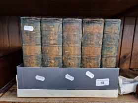 19th century books; Sir Walter Scott's Waverley novels.