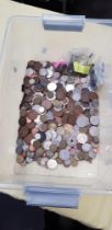 Tub of coins