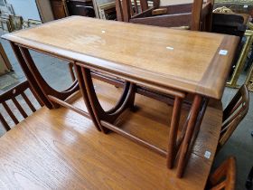 A mid 20th century G Plan teak coffee table/nest of tables.
