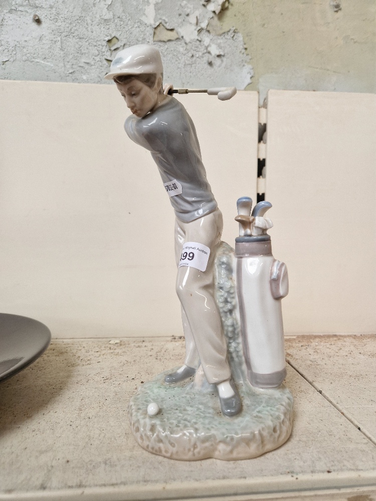 A Lladro Golfer figurine