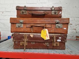 Three vintage Travel Cases