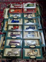 A box of assorted boxed Lledo diecast vehicles, approx. 75.