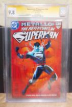 DC Comics, Adventures of Superman #546, signed by Jose Marzan, CGC Signature Series, slabbed and