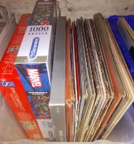 A mixed lot of vinyl LP records and collectables, 60s, 70s and 80s, rock and pop including Jimi