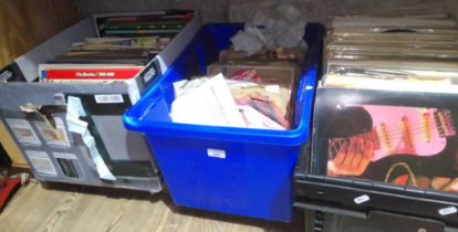 Three boxes of assorted LPs and 78s.