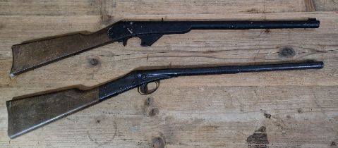 Two small vintage air rifles comprising of a Diana mod 1 break barrel, 78cm long & a under lever