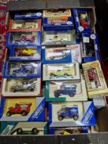 A box of assorted boxed Lledo diecast vehicles, approx. 74.