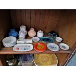 15 items of Poole pottery