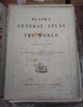 A late 19th century Black's General Atlas The World