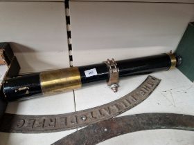 A WWI military naval gun sighting telescope