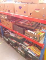 3 shelves (20 boxes) of books including Guinness World Records, Enid Blyton, Goosebumps, Ladybird,