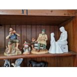 4 Royal Doulton figurines including ‘Lunchtime’ HN2485, ‘Dreamweaver’ HN2283 etc.