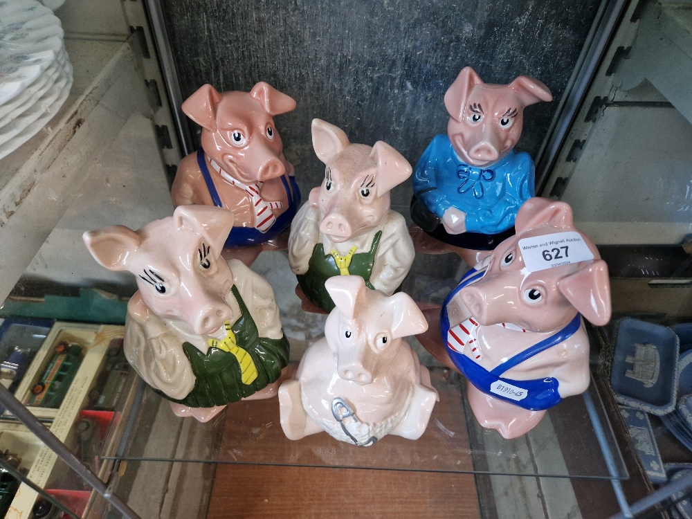 Six NatWest Wade pigs