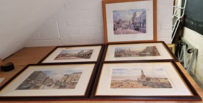 After John Lewis Chapman (British, b.1946), five signed limited edition prints, Blackpool (x2),