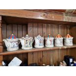 6 novelty teapots by Sadler