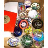 A box of paperweights