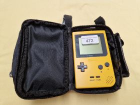 A Nintendo Game Boy.