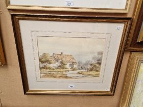 Allan Morgan (welsh, 20th/21st century), watercolour, rural scene, 35cm x 25cm, signed to lower