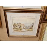 Allan Morgan (welsh, 20th/21st century), watercolour, rural scene, 35cm x 25cm, signed to lower