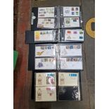 3 albums FDC/Commemorative covers approx 150 with another album containing blocks of decimal