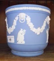 A Wedgwood Jasperware jardiniere.